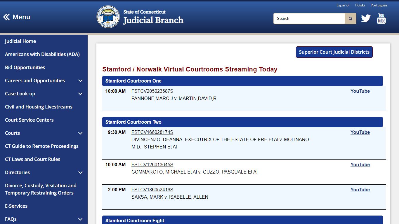 CT Judicial - Public Access